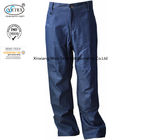 Arc Flash Protective Men's Fr Cargo Work Pants / Fireproof Trousers Denim Dungaree