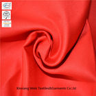 Red Cotton Non Flammable Workwear 16s*10s Fireproof Fabric
