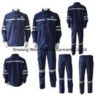 Navy Blue Cotton Flame Resistant Suit For Welding Industry