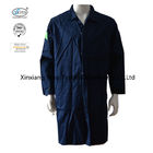 180gsm Navy Blue Flame Retardant Long Style Frc Jacket Workwear/ Fire Retardant Lab Research Institution Coat