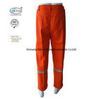 Orange 100 Cotton EN14116 EN11612 Fire Retardant Suit