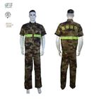 Forest Camouflage 450gsm FR Fire Fighting Shirt Suits With Embroidered Logo