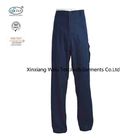 Navy Blue 360gsm Cotton Twill Safety FR Pants For Oil Gas Industries