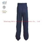 Navy Blue 360gsm Cotton Twill Safety FR Pants For Oil Gas Industries