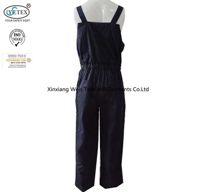 Safety Protective Fr Rated Bib Overalls Winter Navy Blue