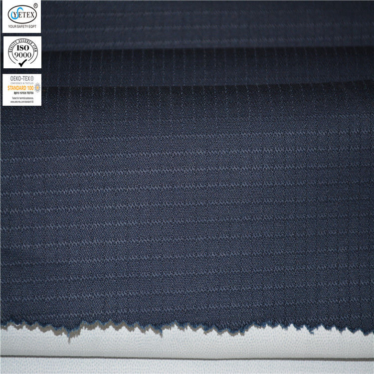Navy Blue Functional Laminated 320gsm Oil Repellent Fabric