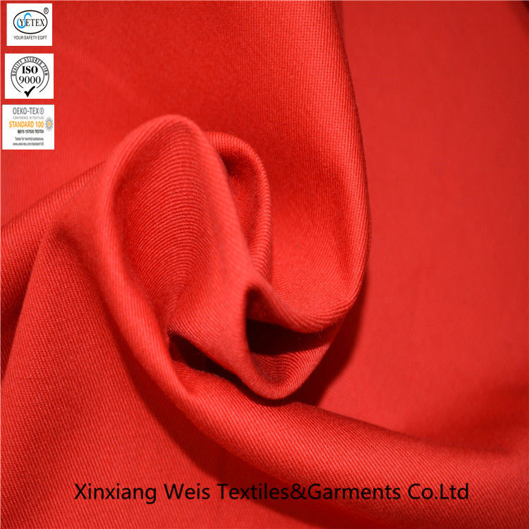 Orange CN 88% Cotton 12% Nylon Fire Retardant Fabric