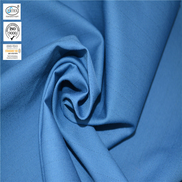 CVC Conductive Anti Static Fabric For ESD Clothing