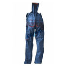 Blue Cotton Arc Protective Flame Retardant Bib Overall With Tool Pockets