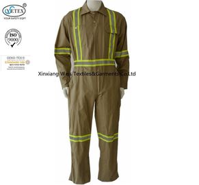 Green High Visibility Fr Reflective Coveralls Anti Arc Flash En11612