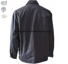 Black Fr Rated Jackets Shirt Anti Static Acid Alkali Resistant Oil Gas Working