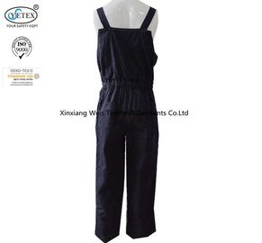 Safety Protective Fr Rated Bib Overalls Winter Navy Blue