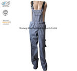 Breathable Khaki Fr Bib Overall / Fr Rated Bib Overalls Safety Flash Protective