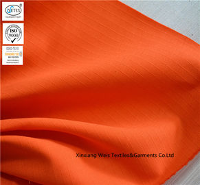 Rip Stop Cotton Fire Retardant Fabric / Flame Retardant Felt High Tenacity Strength