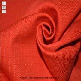 Midweight Orange Ripstop Fire Retardant Fabric