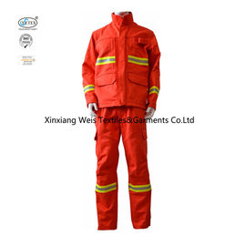 Rip Stop Insulated Double Layers Protection 320gsm Fire Retardant Suit