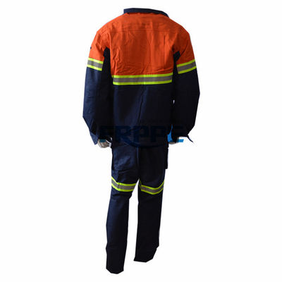 EN11611 Oem Cotton Denim Safety 300gsm Fire Retardant Suit