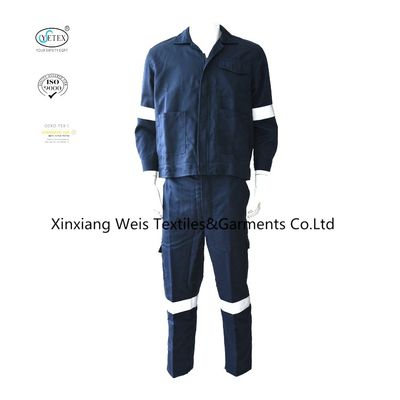 Navy Blue Modacrylic Cotton / Nomex 3A Inherent FR Clothing