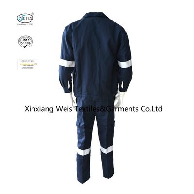 Navy Blue Modacrylic Cotton / Nomex 3A Inherent FR Clothing