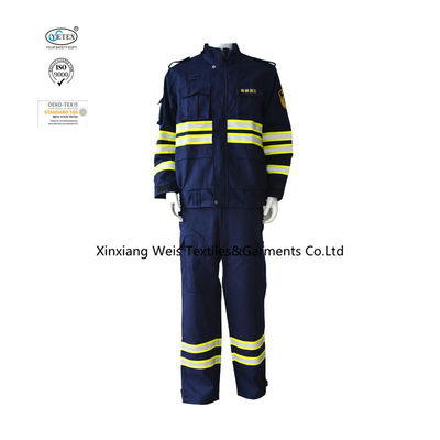 Forest Fire Fighting Navy Blue 320gsm Fire Retardant Suit