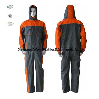 Nfpa 2112 Coveralls Grey Orange Ultra Lightweight