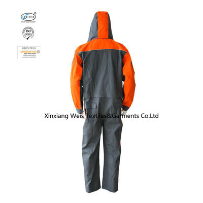 Nfpa 2112 Coveralls Grey Orange Ultra Lightweight