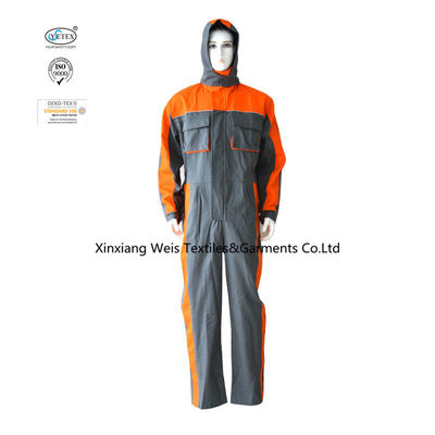 Nfpa 2112 Coveralls Grey Orange Ultra Lightweight