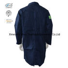 180gsm Navy Blue Flame Retardant Long Style Frc Jacket Workwear/ Fire Retardant Lab Research Institution Coat