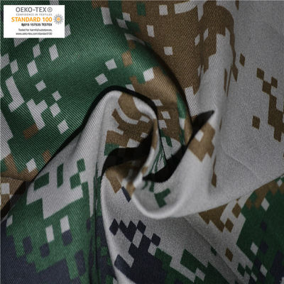 Antistatic Camouflage Printed 280g Fire Retardant Cotton Fabric