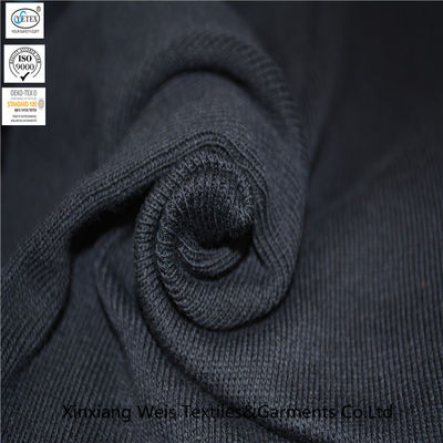 60% Modacrylic 40% Cotton Knitted Ribbing 500gsm Inherent FR Fabric