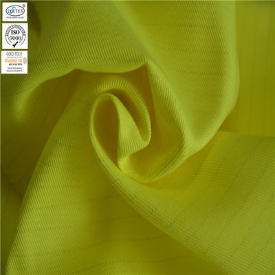 CVC FR Anti Static EN20471 Hi Vis Reflective Fabric