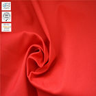 Red CVC Blended Textiles 240gsm Cotton Polyester Dyed Fabric