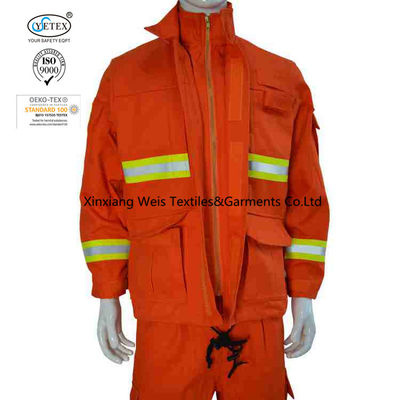 Orange 100 Cotton Forest FR Fire Fighting Suits EN11612