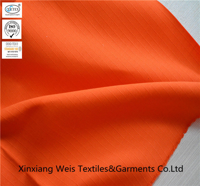 Rip Stop Cotton Fire Retardant Fabric / Flame Retardant Felt High Tenacity Strength