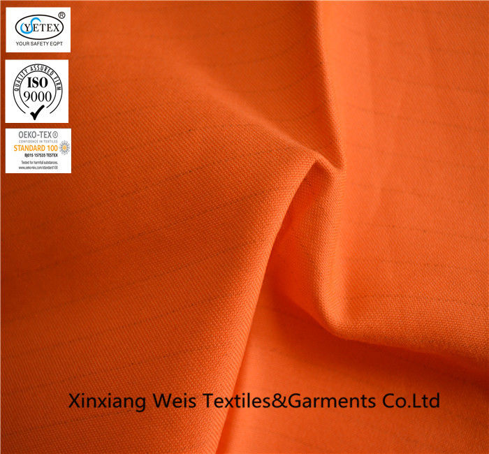 Flame Retardant Anti Static Textiles For Safety Clothing EN1149 Cotton