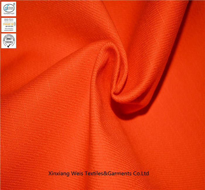 Polyester Cotton Blended High Visibility Material Fabric For Protective Workmen