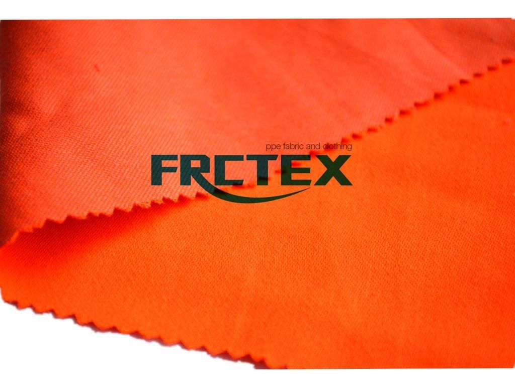 EN20471 CVC Blended High Visibility Fabric For Protective Work Wearing