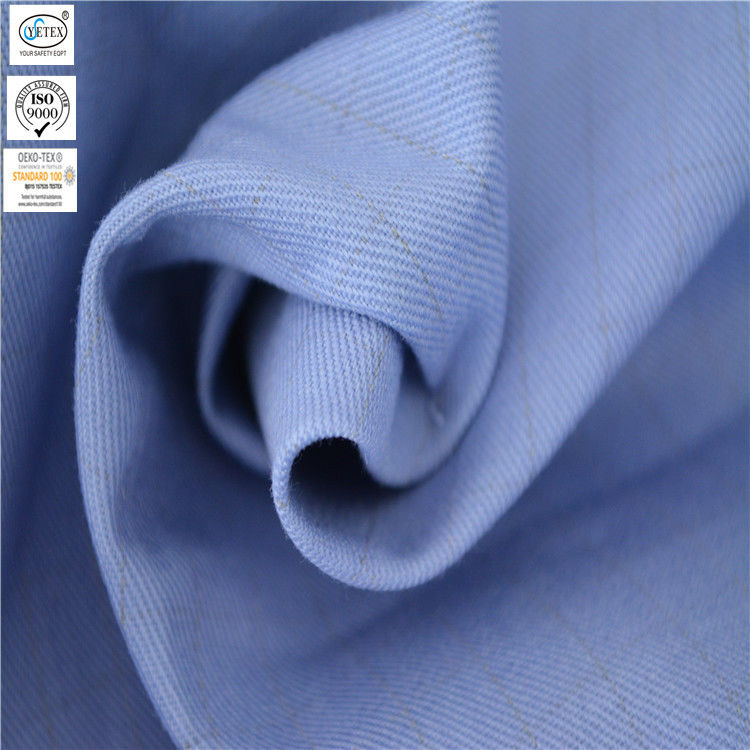 Cotton Polyester CVC FR EN1149-3 Anti Static Cloth